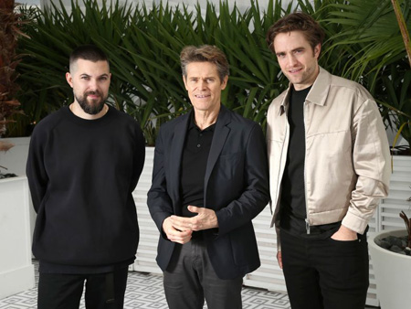 Robert Eggers, William Dafoe and Robert Pattinson at Cannes.